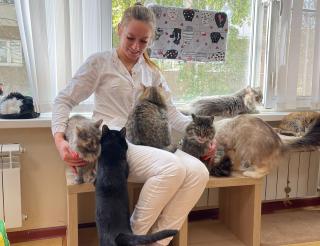 A woman from Nizhny Novgorod has created a charity fund for stray cats
